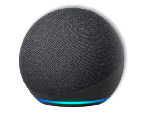 Photo de l'enceinte connecté d'Amazone (Echo Dot).